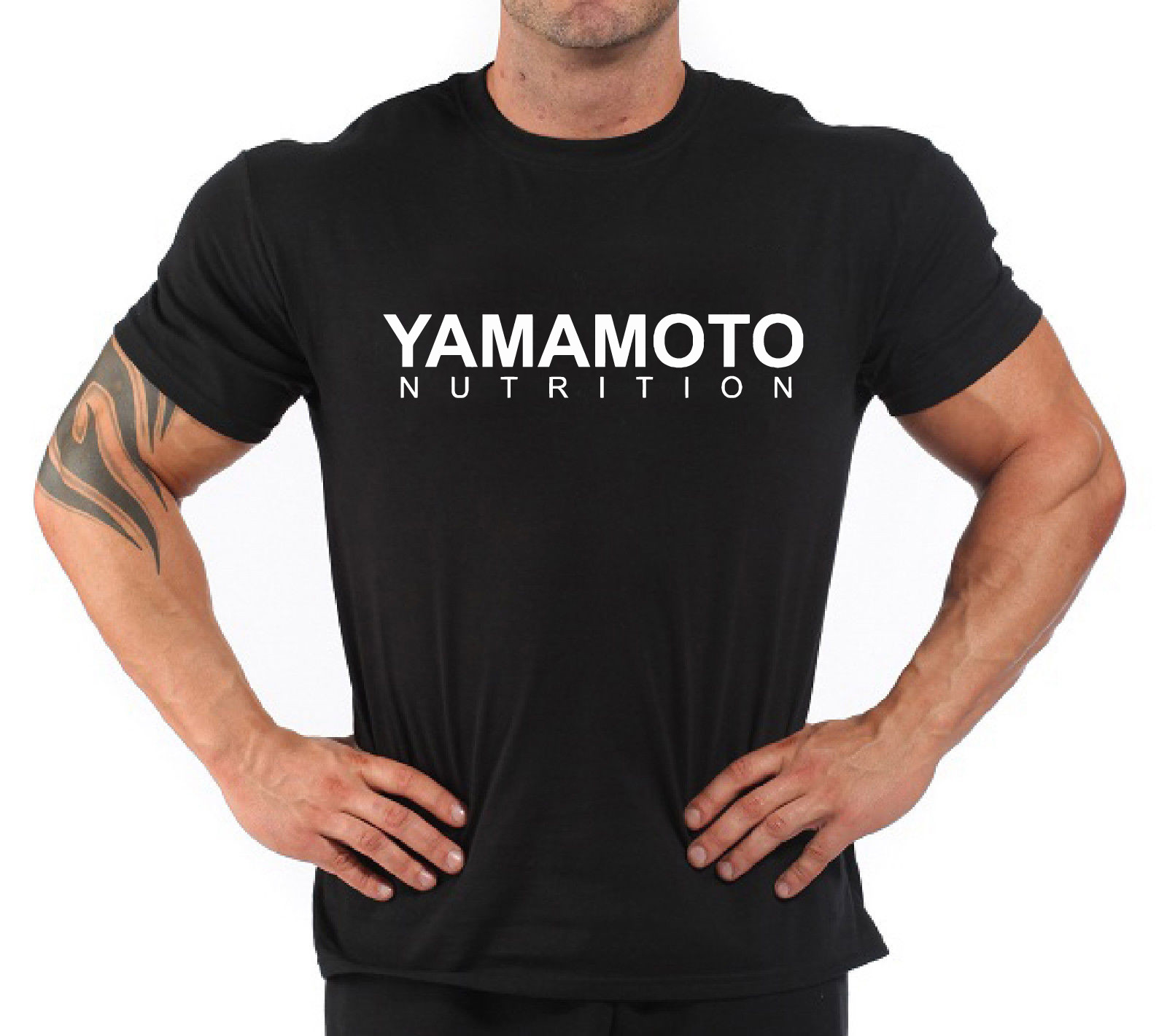 Nutrition Fitness - Camiseta de ginástica para musculação e