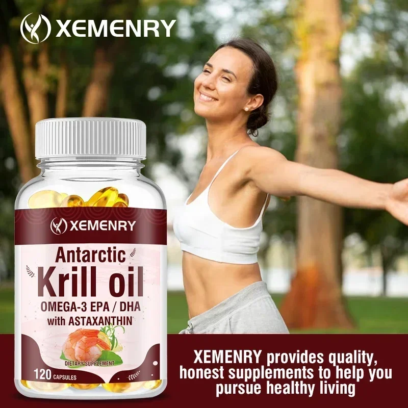 Krill Oil Supplement - Suplemento de óleo de Krill -