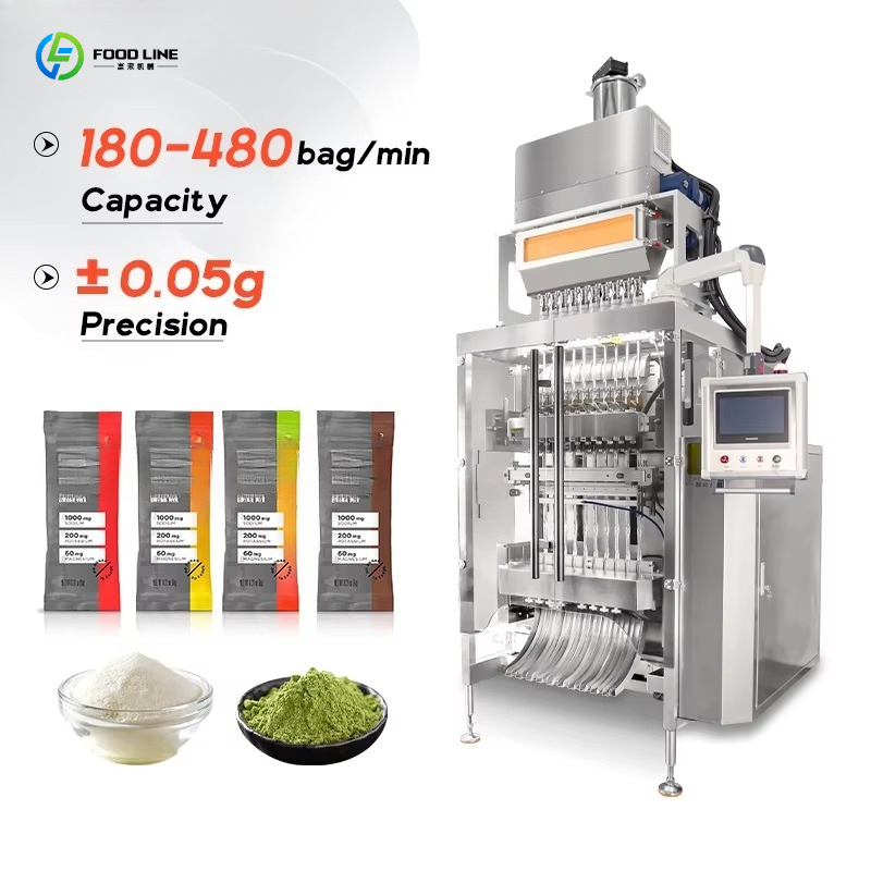 Electrolyte Powder Pack - Máquina Automática de Embalagem em Sachê