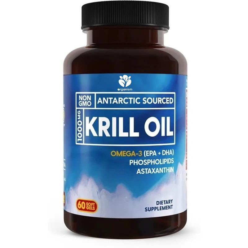 Krill Oil Supplement - Suplemento de óleo de krill antártico