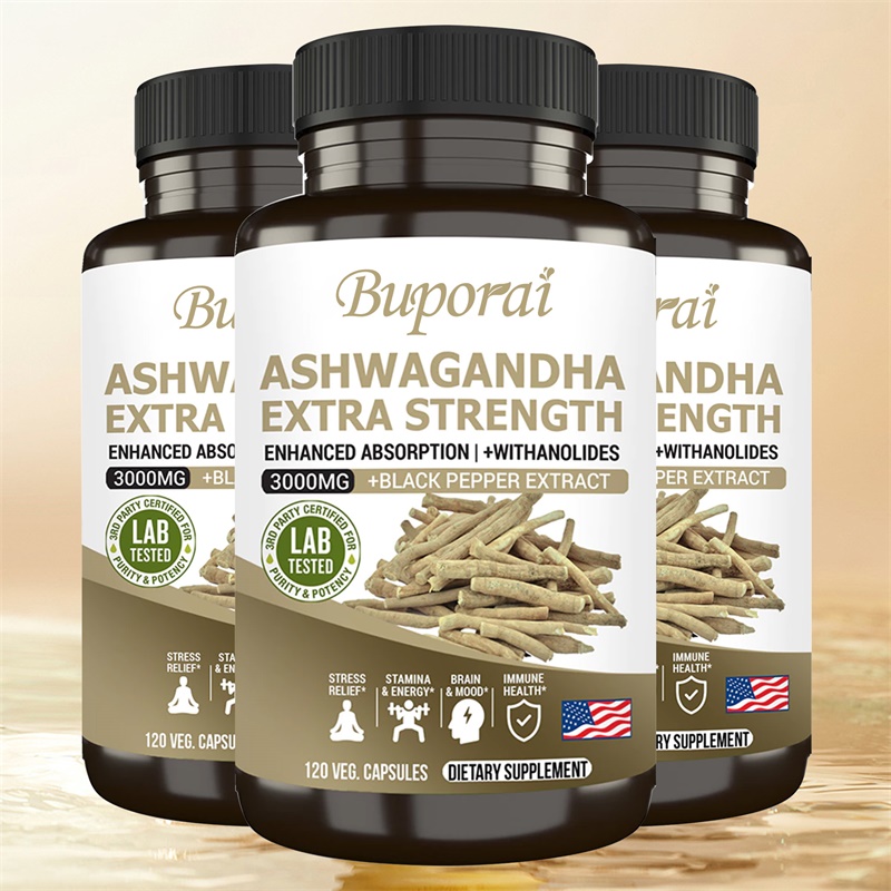 Ashwagandha Extract Root - Cápsulas de Extrato de Raiz de