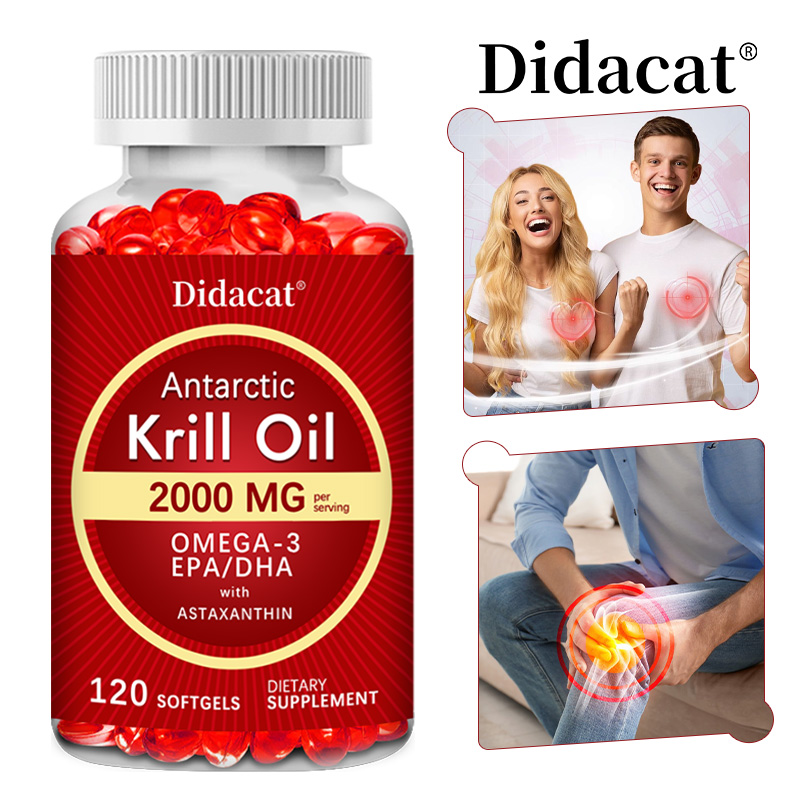 Óleo de Krill Antártico 2000mg - Krill Oil Supplement avaliação e preço