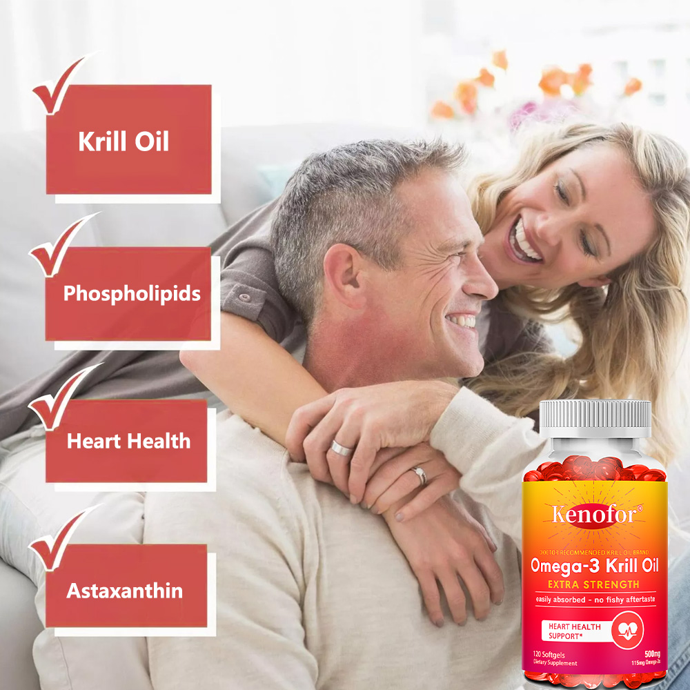 Óleo de krill antártico 500mg  - Krill Oil Supplement avaliação e preço