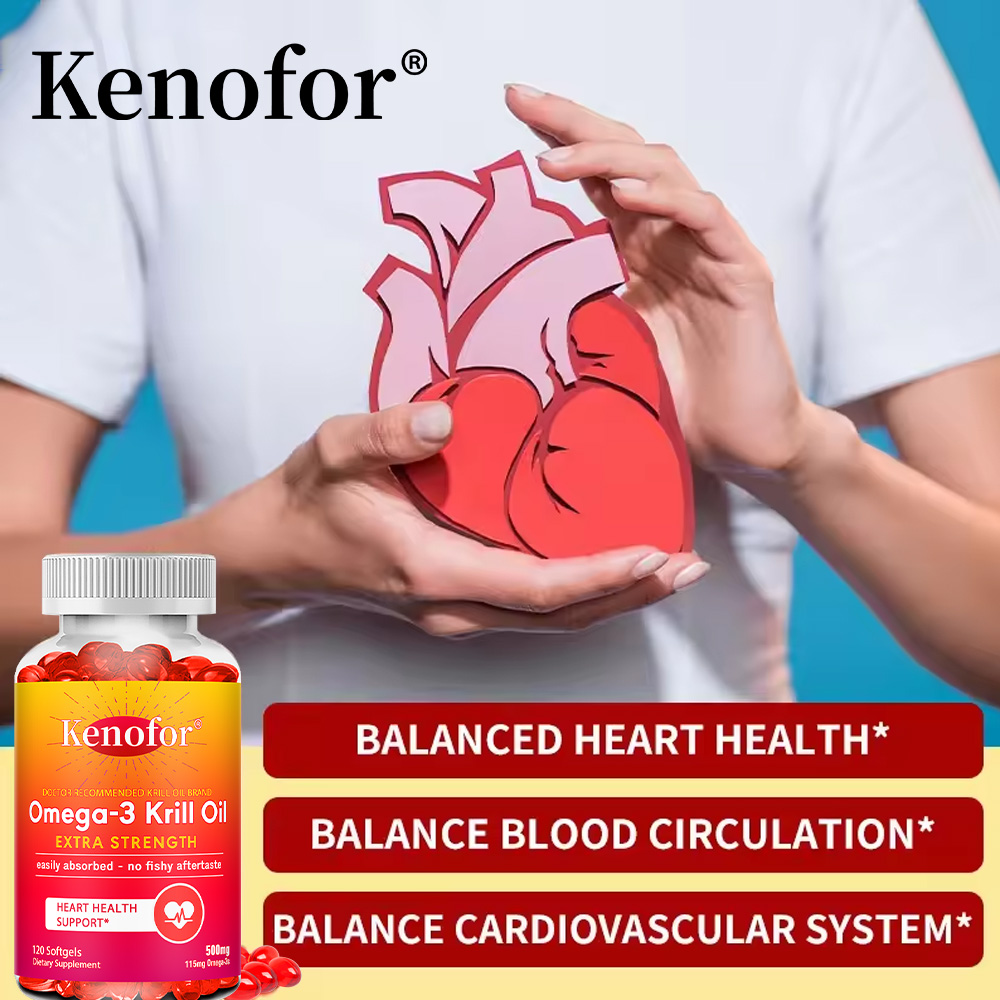Óleo de krill antártico 500mg  - Krill Oil Supplement avaliação e preço