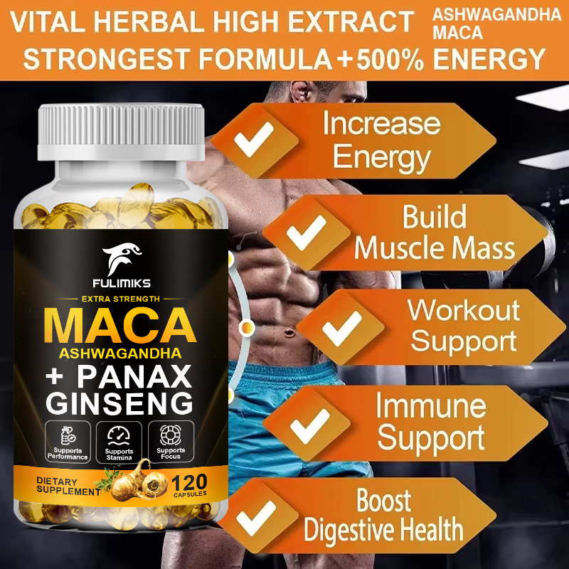 Mistura Tripla de Maca com Gin - Ashwagandha Extract Root avaliação e preço