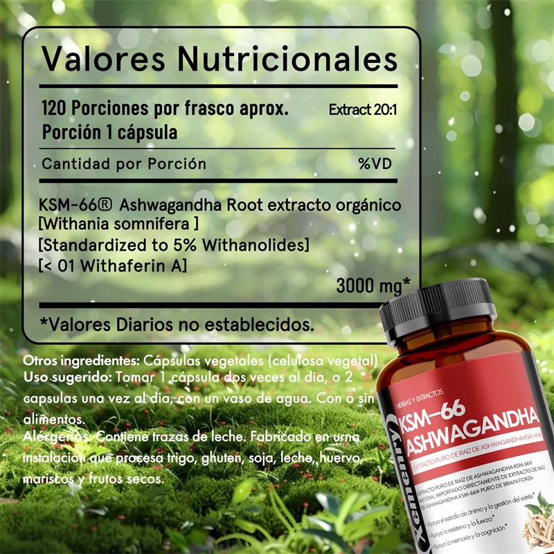 Cápsulas de extrato de raiz KS - Ashwagandha Extract Root avaliação e preço