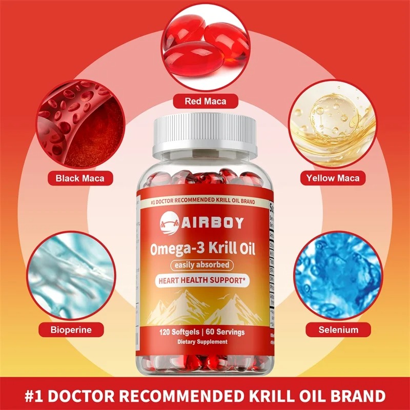 Óleo de Krill Omega-3 com Asta - Krill Oil Supplement avaliação e preço