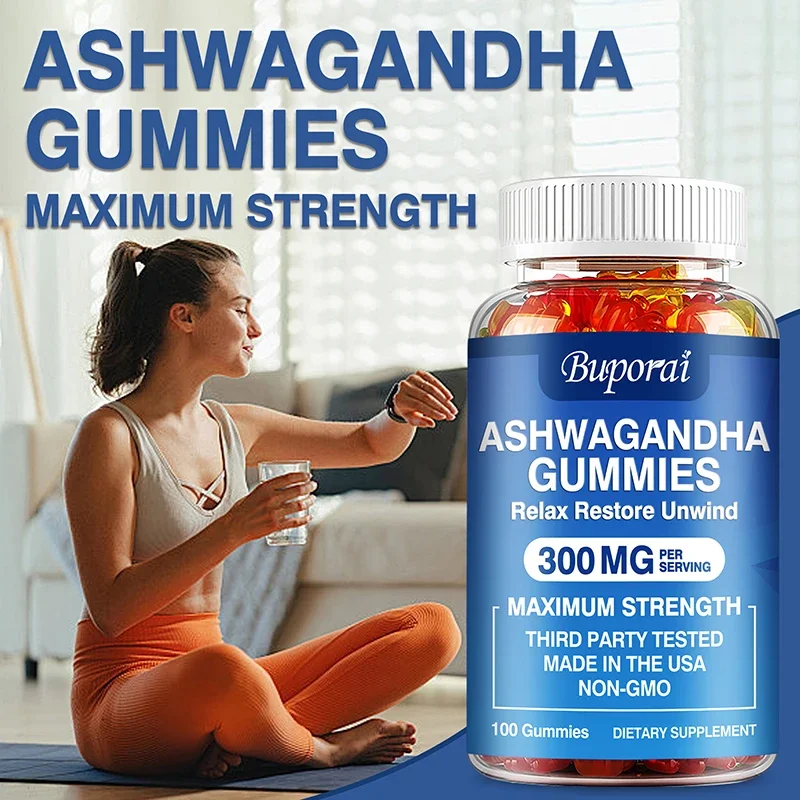 Gomas de Ashwagandha - Alívio  - Ashwagandha Extract Root avaliação e preço