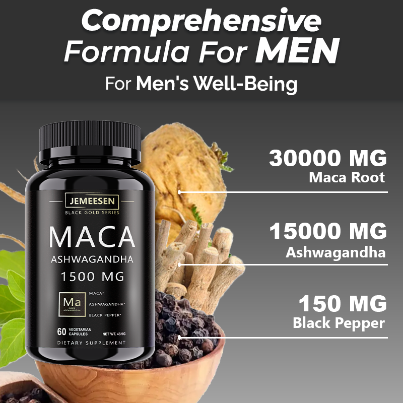 Cápsulas de pó de raiz de maca - Ashwagandha Extract Root avaliação e preço